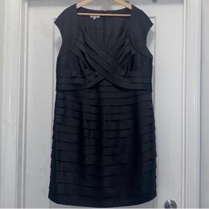 🌹 JONES STUDIO V-Neck Sleeveless Formal Little Black
Dress - Size 16W